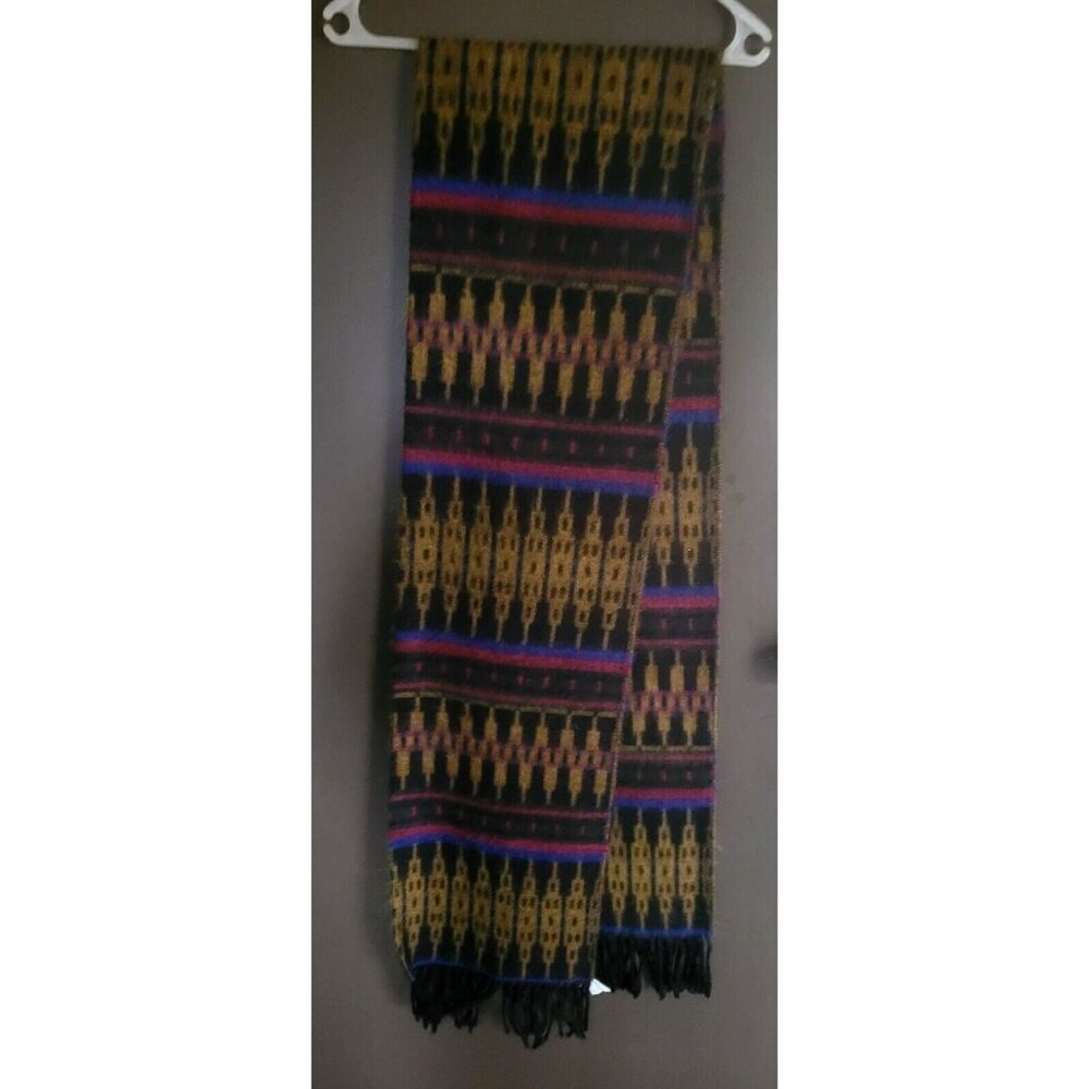 Southwestern Scarf Shaw Wrap 20" x 80" plus Fringe El Paso Saddleblanket Co